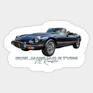 1975 Jaguar E Type V12 Roadster Sticker